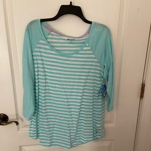 NWT Columbia striped top.